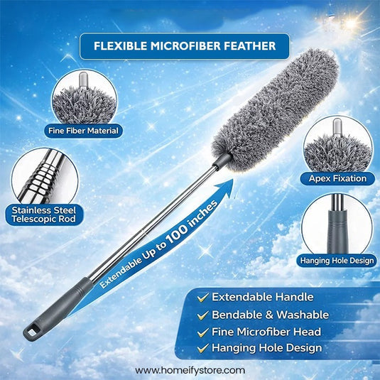 Flexible Microfiber Feather Duster Kit | Uplift