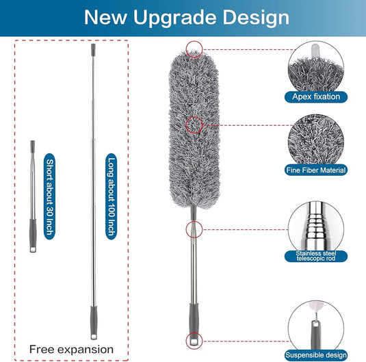Flexible Microfiber Feather Duster Kit | Uplift