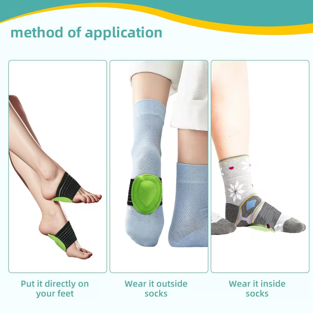 Uplift | 1 Pair Arch Support Brace with Compression Cushion