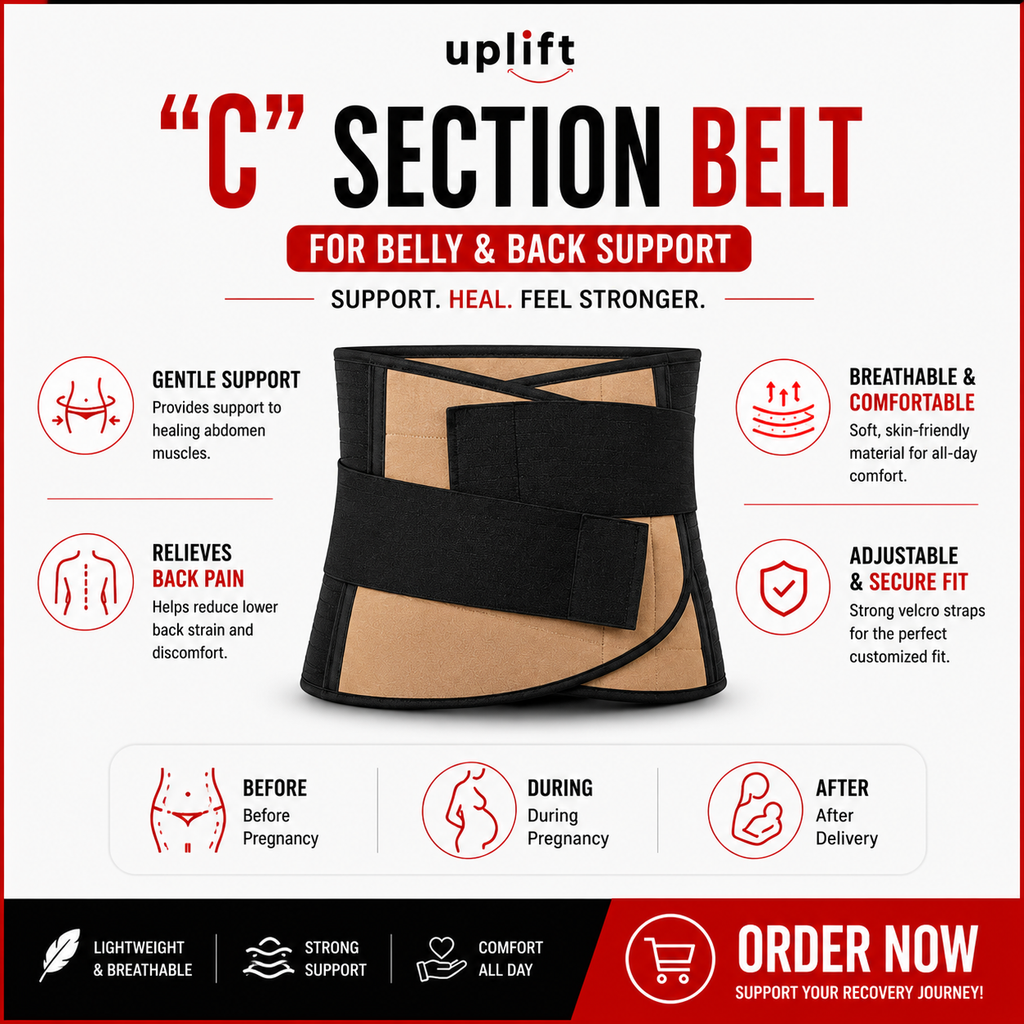 Uplift | "C" Secition Belt for Belly and Back | Free Delivery