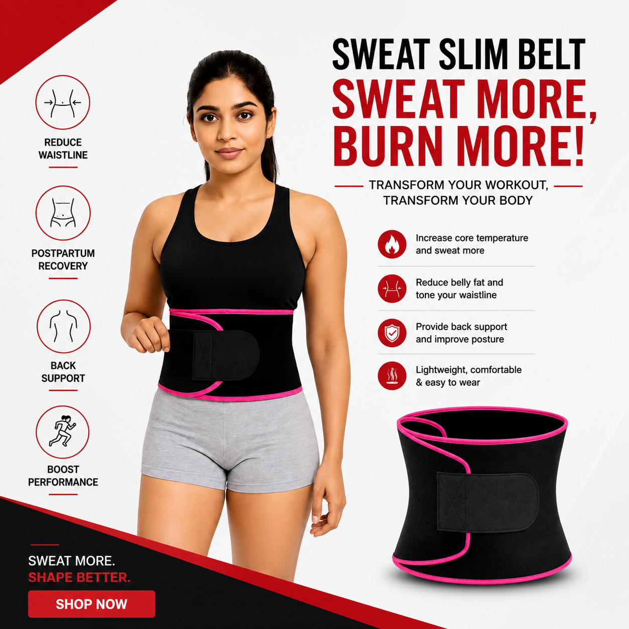 UPLIFT™ | Sweat Belt For Belly Fat (Check Parcel Before Payment)