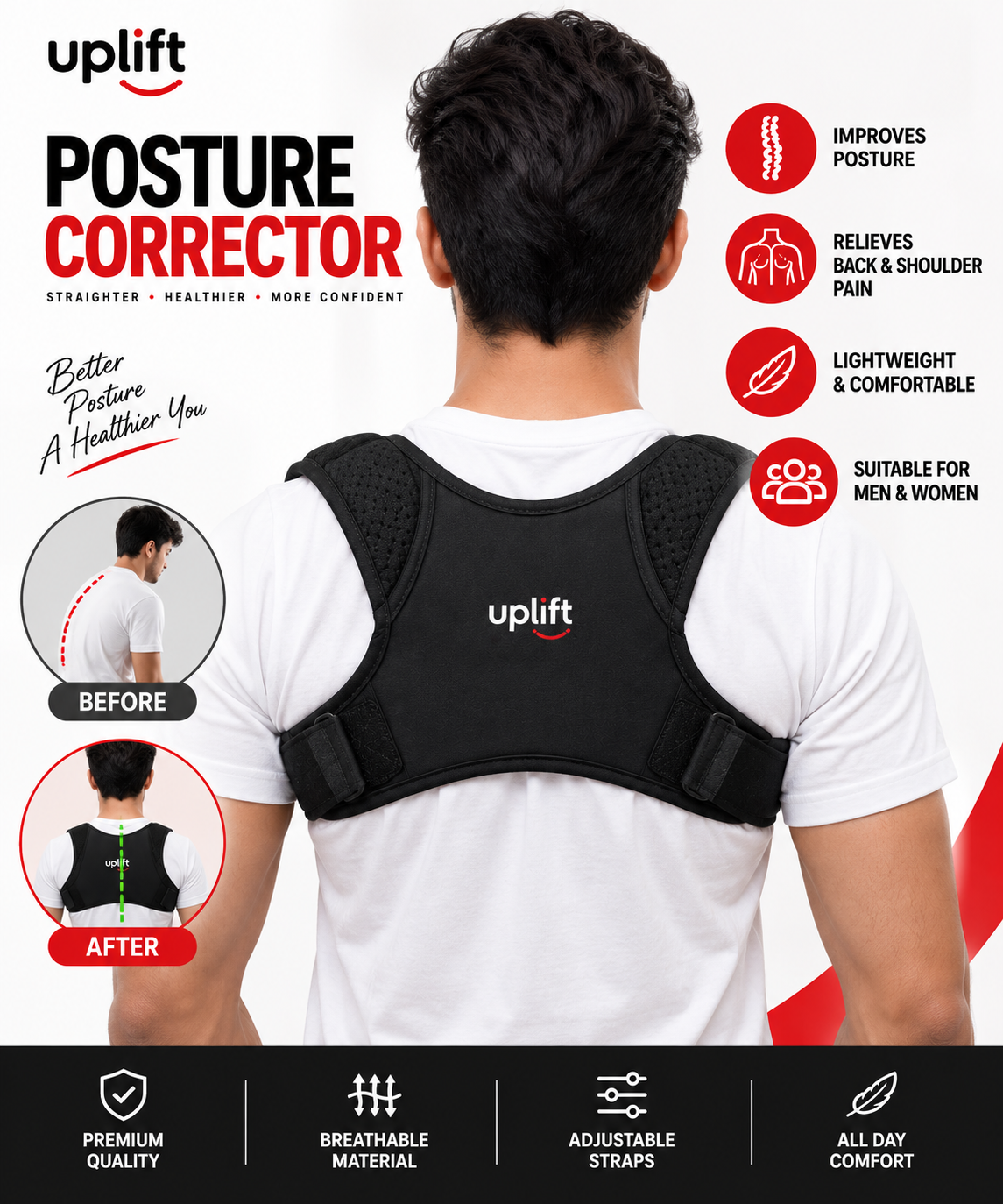 UPLIFT™ | Posture Correction Belt