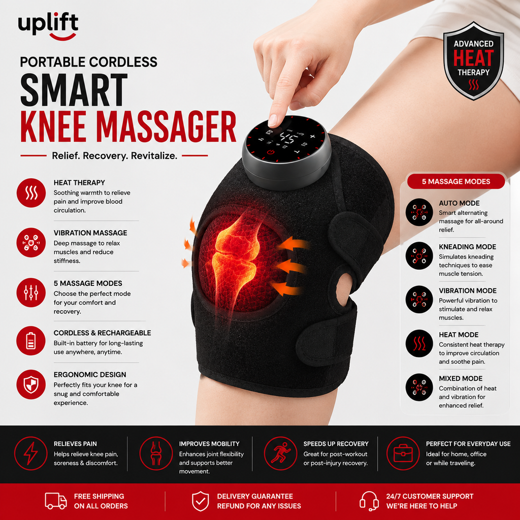 Portable Cordless Smart Knee Massager | Uplift