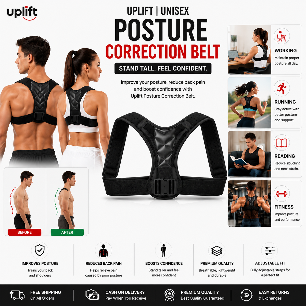Uplift | Unisex Posture Correction Belt