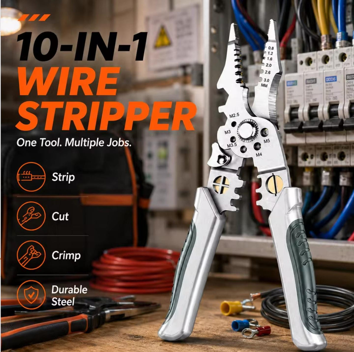 Free Delivery | Uplift Multi-Functional Wire Stripper & Crimper
