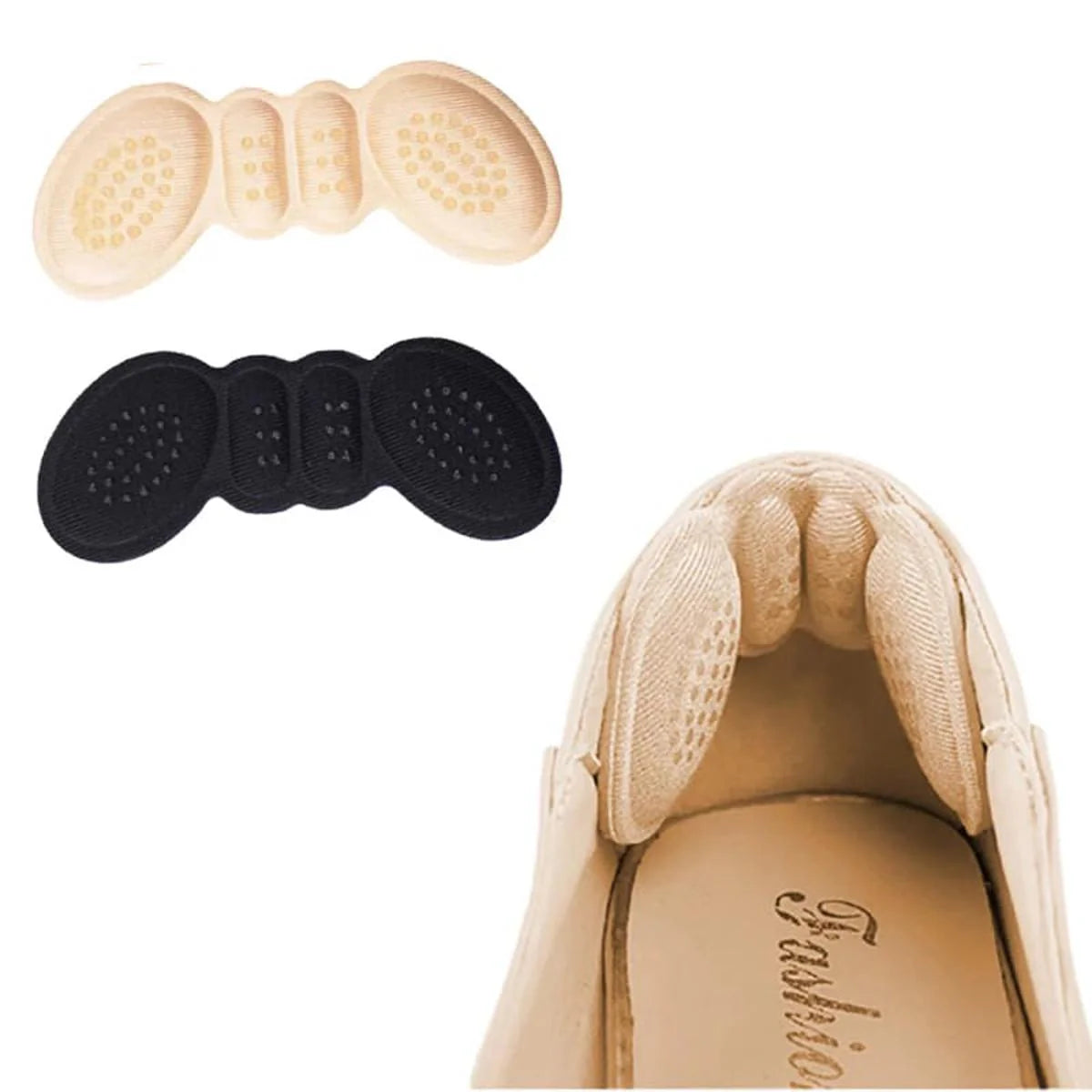 UPLIFT™ | Butterfly Heel Grips – Soft Non-Slip Inserts