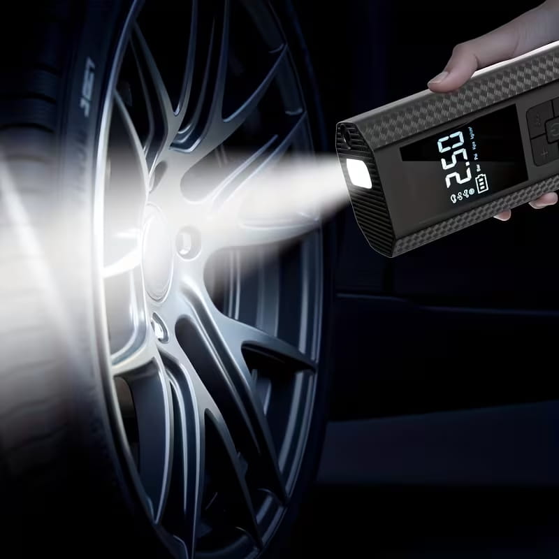 Portable Air Compressor with Tire Pressure Gauge | Uplift