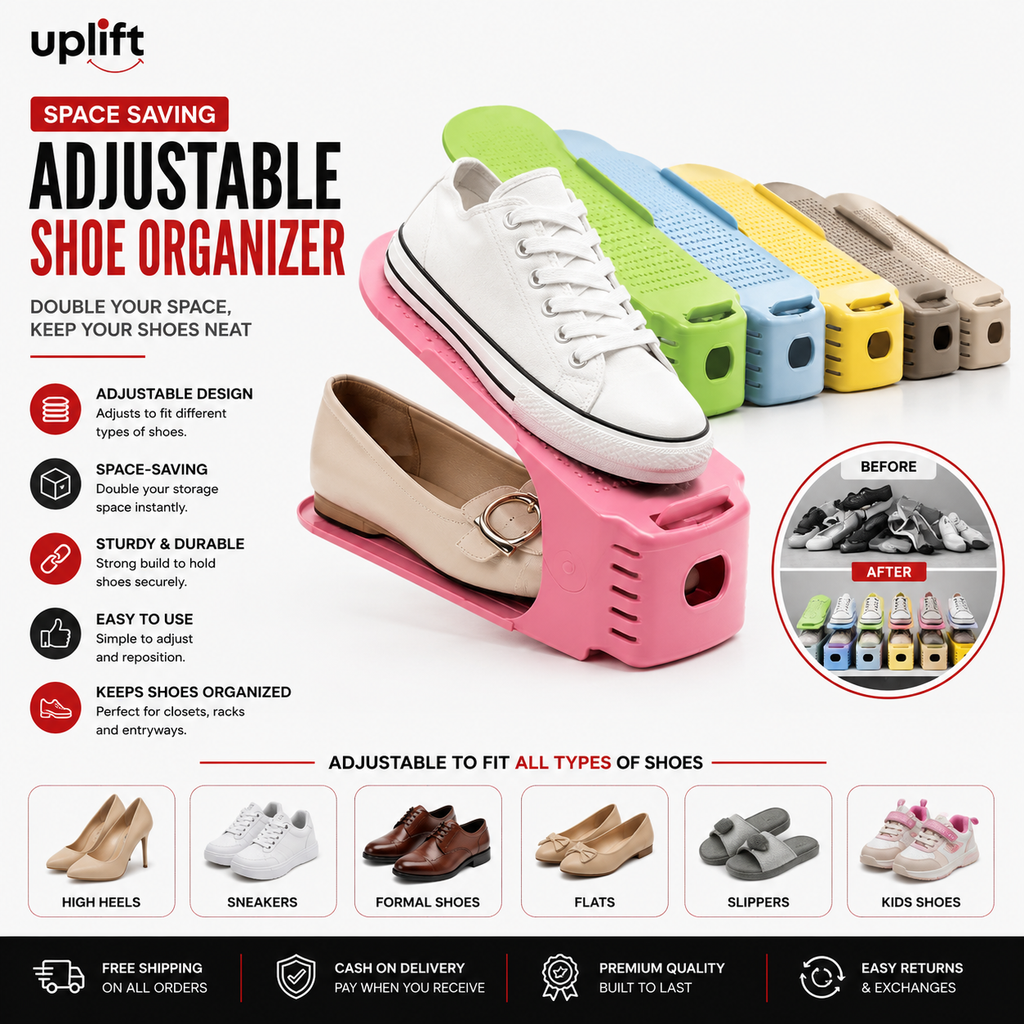 Adjustable Shoe Organizer | Uplift